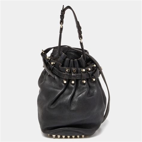 diego bucket bag replica|Alexander Wang Black Textured Leather Diego Bucket Bag.